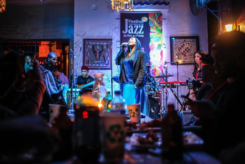 Emeline Michel at quartier Latin