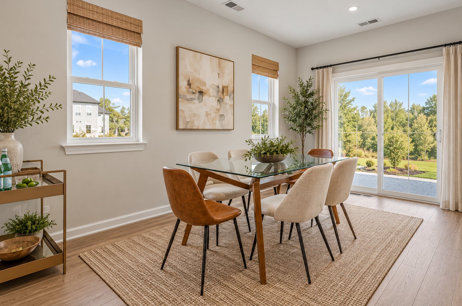 Dining area (virtually staged)