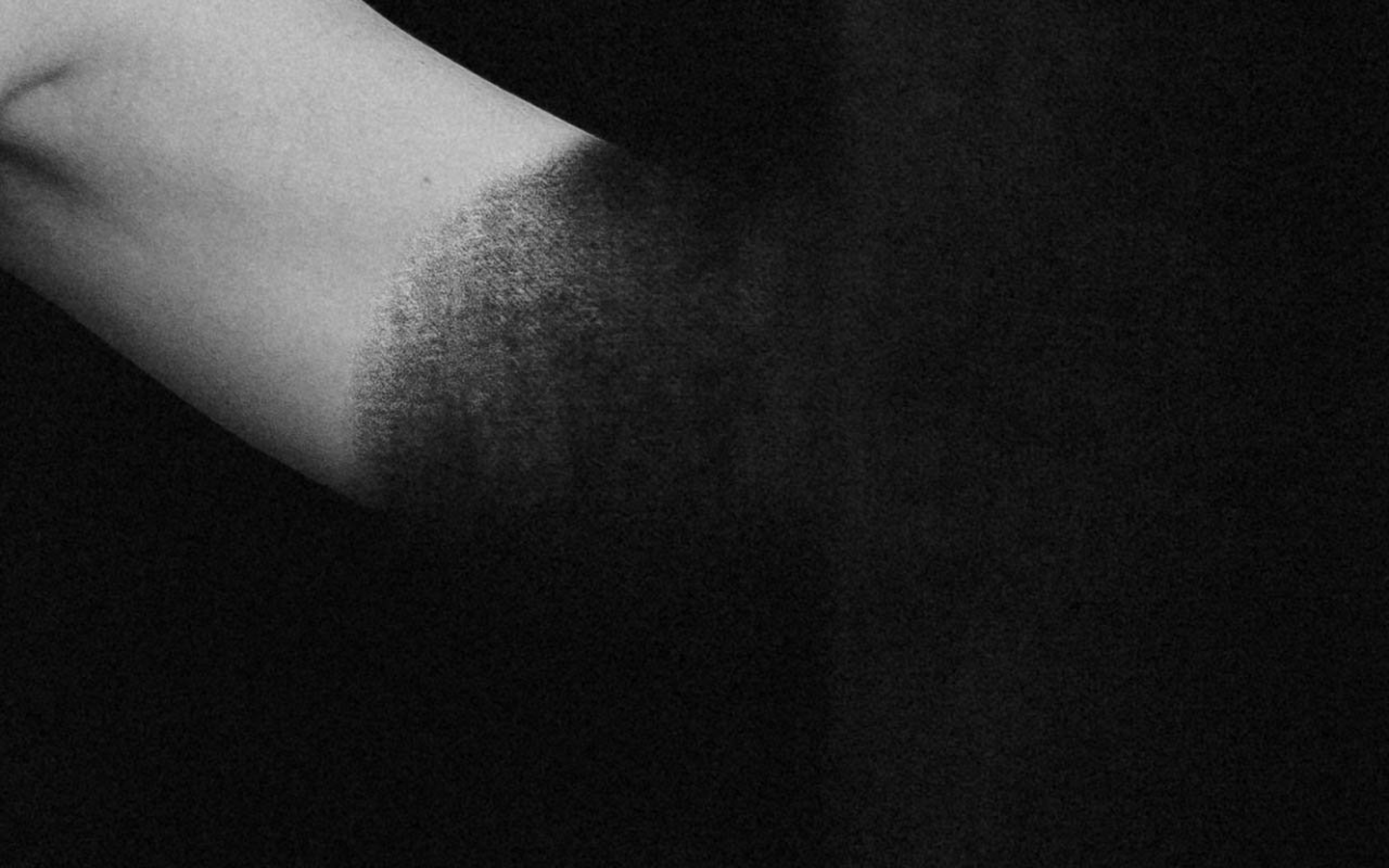 Close up black and white photography