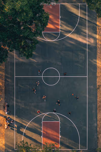 basketball drone from above thumbnail