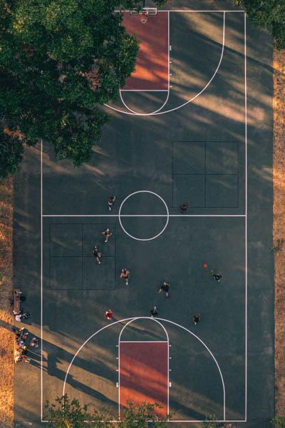 basketball drone from above thumbnail
