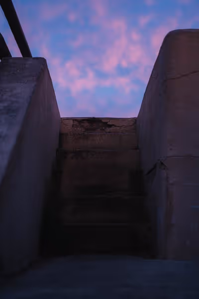 stairs to a sunset thumbnail