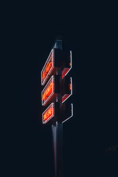 mrs Johnsons hot donut neon sign thumbnail