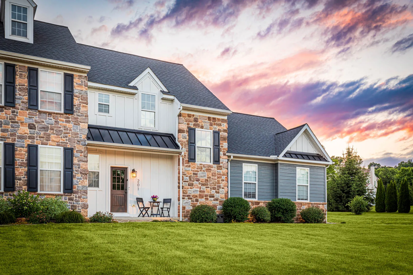 A Newly Renovated Home with Modern Siding Design and Installation Trends in PA