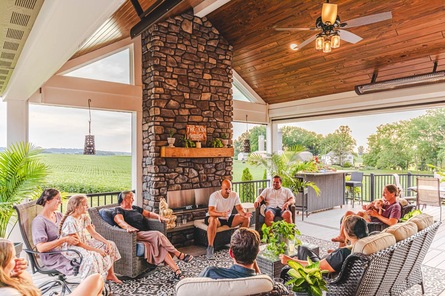 Custom Outdoor Living Space in Chester County PA Built by E&E General Contracting