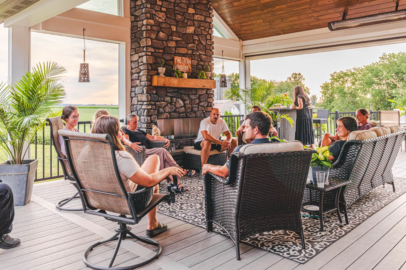 custom deck and outdoor living space in PA
