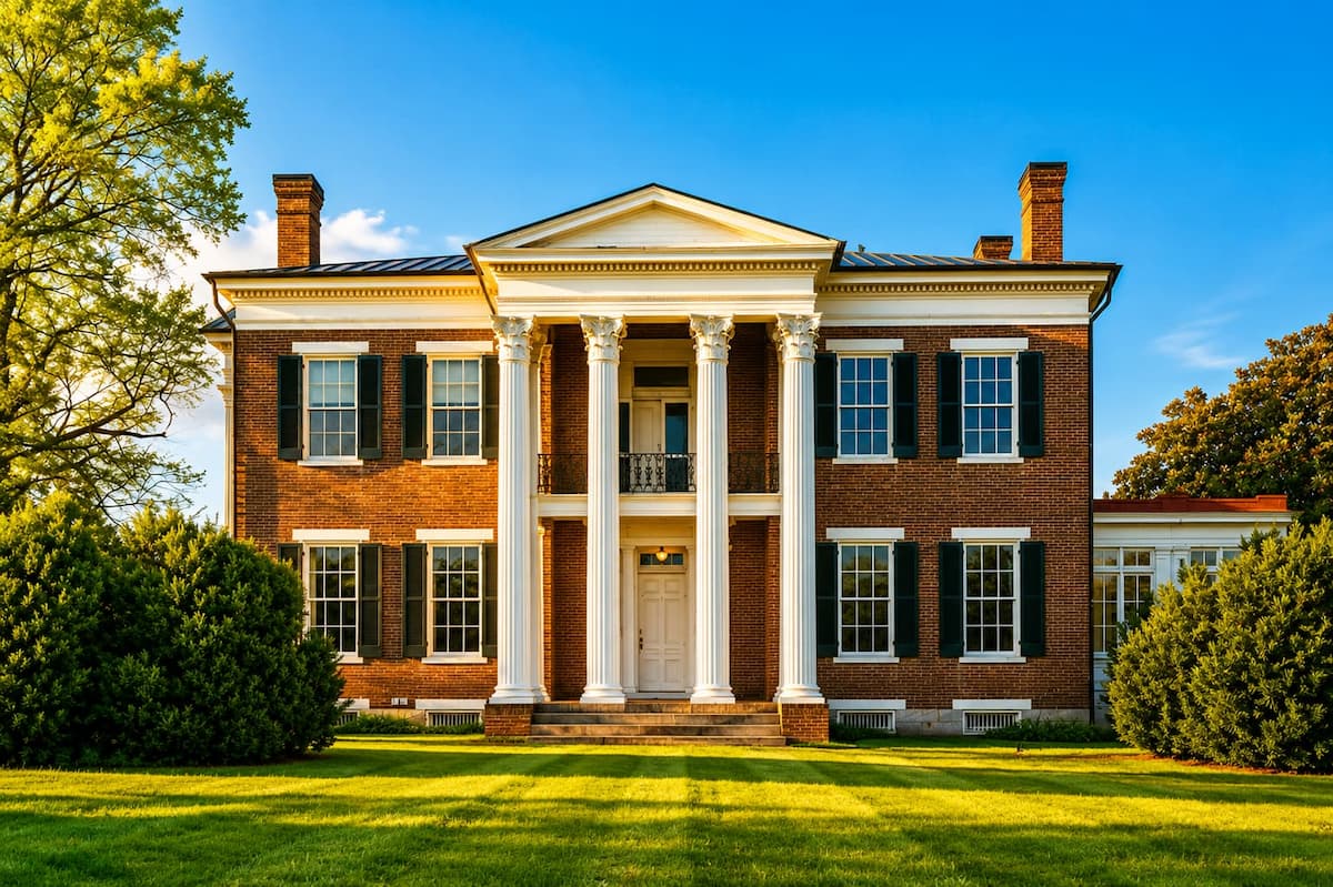Rippavilla historic site in Spring Hill, Tennessee
