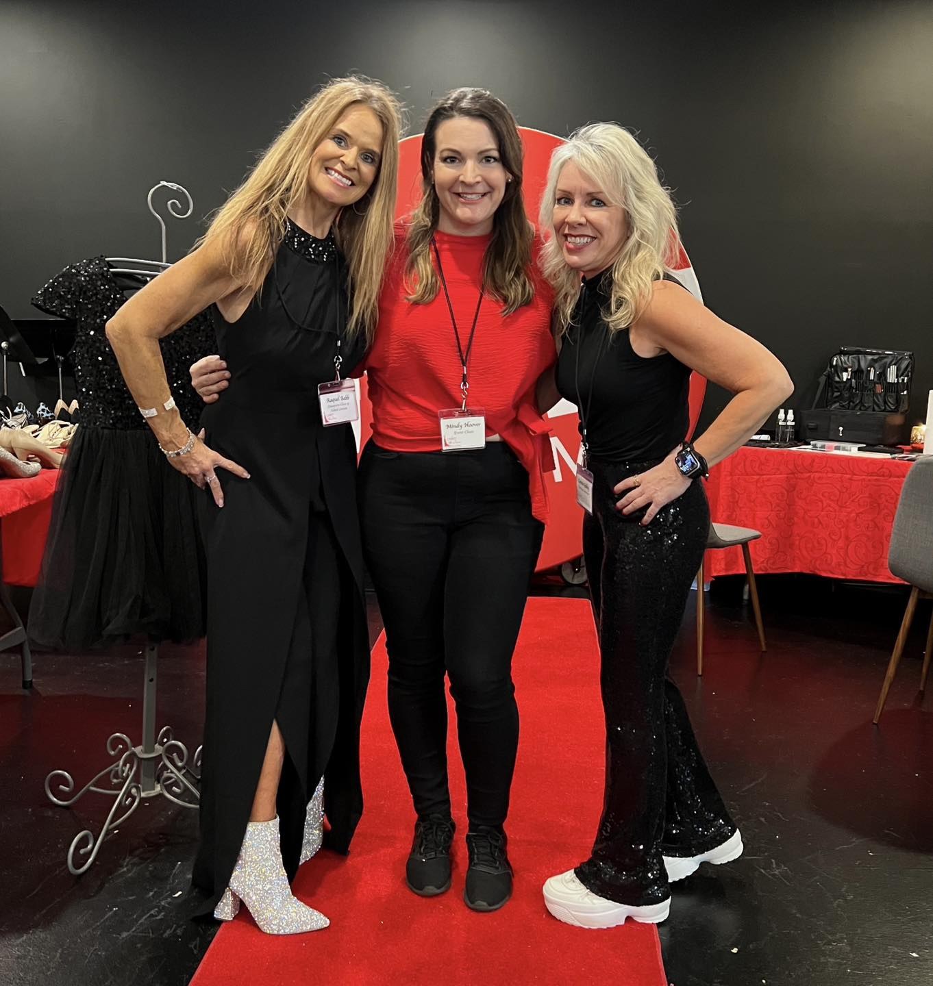 Mindy Hoover with Love the Dress TN cochairs Raquel Babb and Connie Gulley