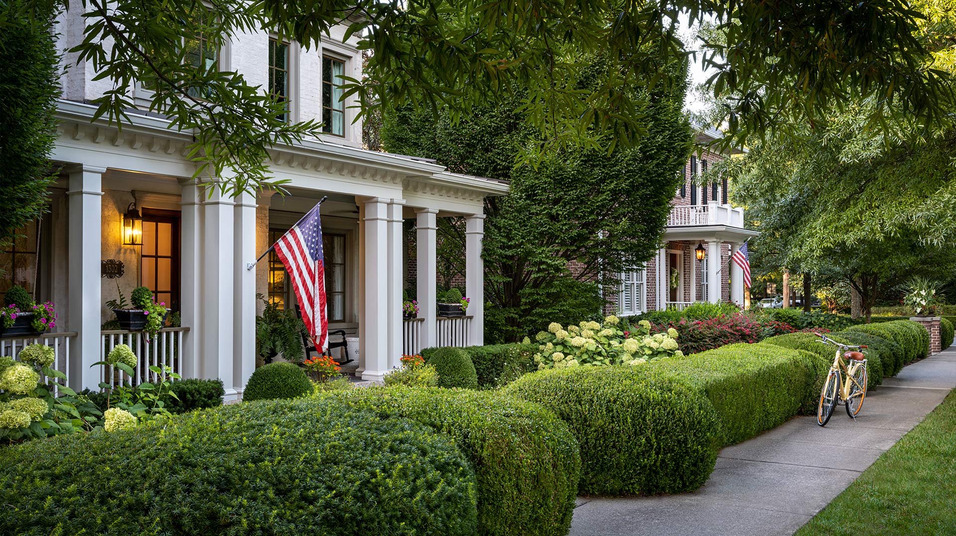 Westhaven neighborhood streetscape in Franklin, Tennessee