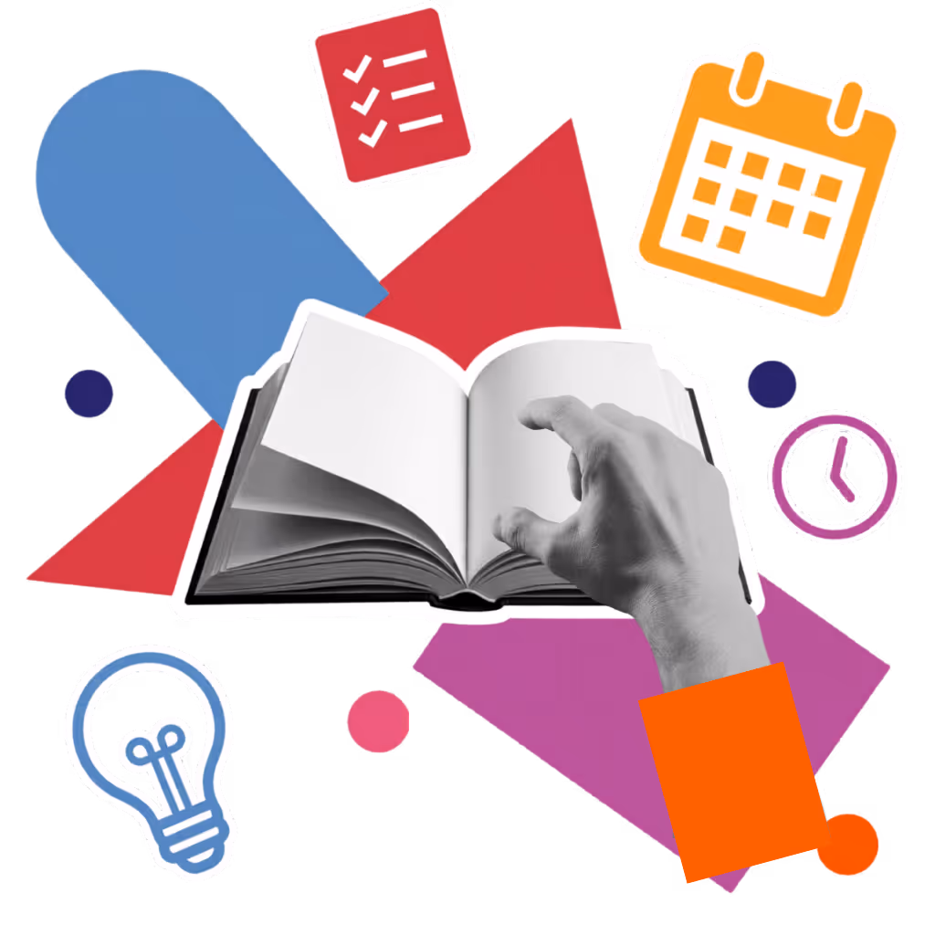 Hand pointing at a smartphone with social media and megaphone icons, representing social media engagement and sharing.