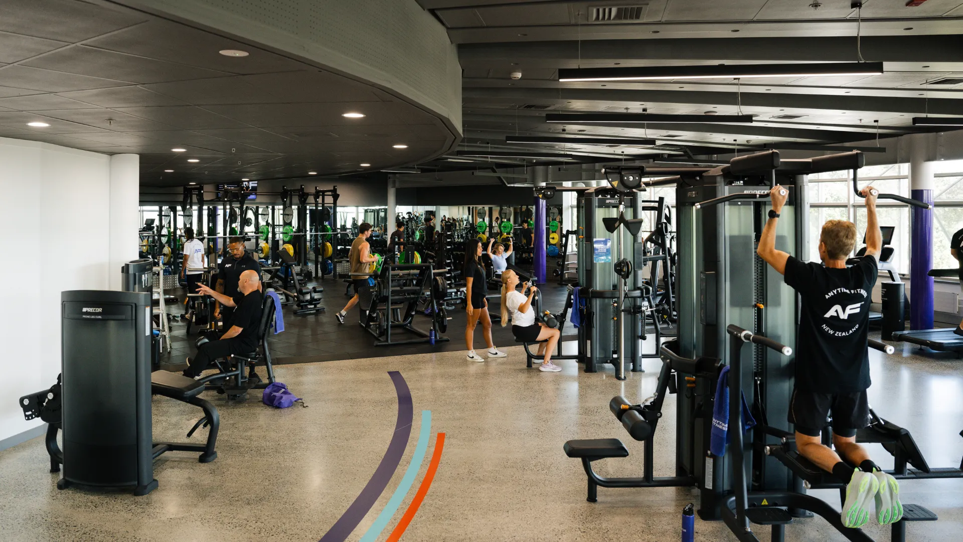 Anytime Fitness hero banner graphic