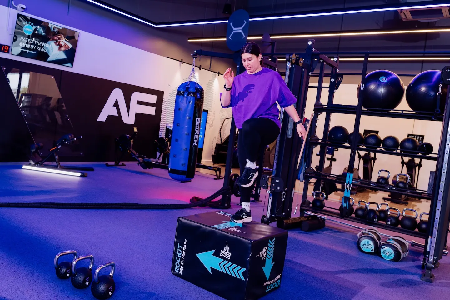 Anytime Fitness hero banner graphic