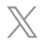 The X symbol, associated with the social media platform formerly known as Twitter.
