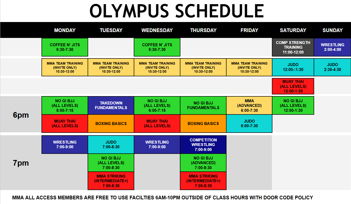July 2024 Schedule