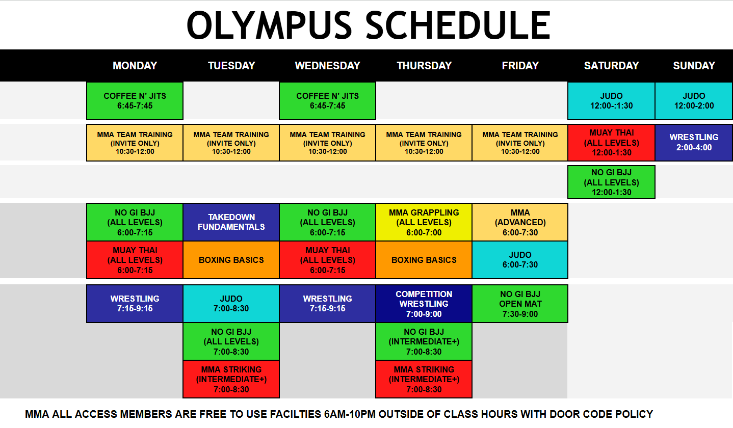 July 2024 Schedule