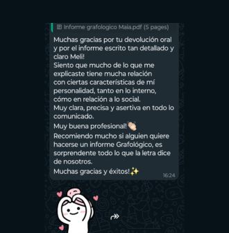 Reseñas grafologia
