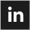 LinkedIn icon - black
