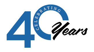 Williams River Steel 40 years logo
