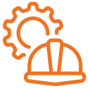 Ícono de construcción e industria