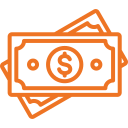 Ícono de sin inversión de capital