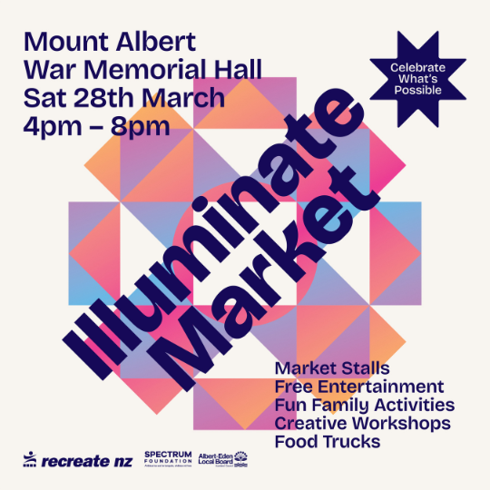 Seven participants on a beach during sunset