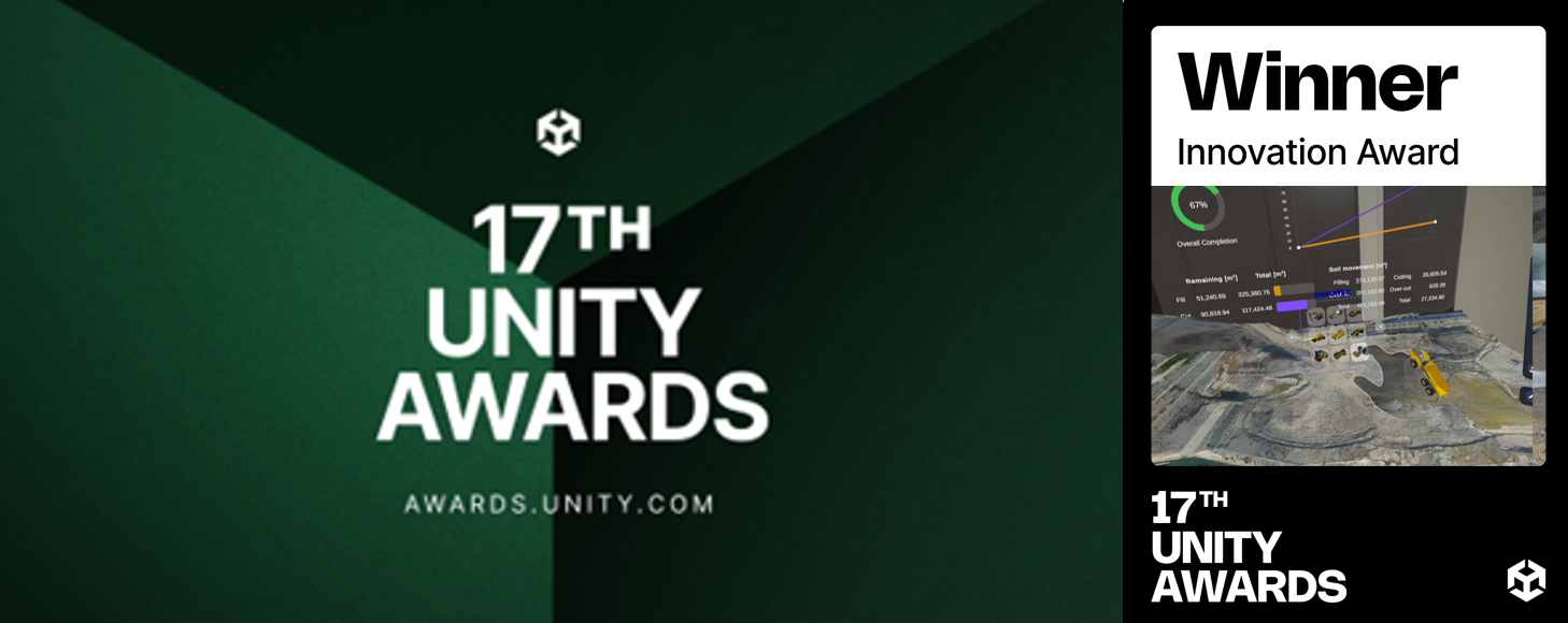 Smart Construction XR Unity Awards Innovation Award 受賞