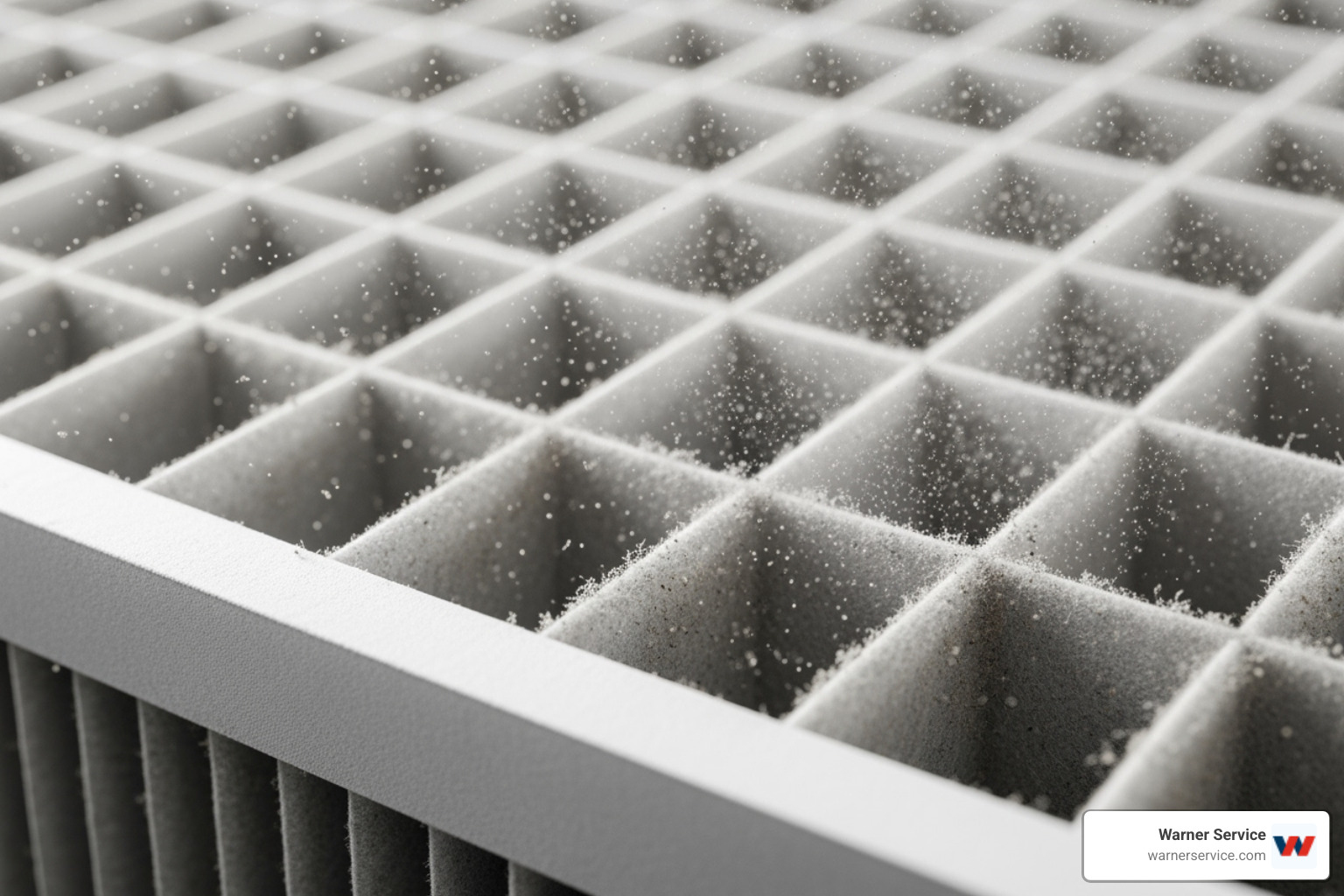air flowing through a high-efficiency filter - Variable speed furnace