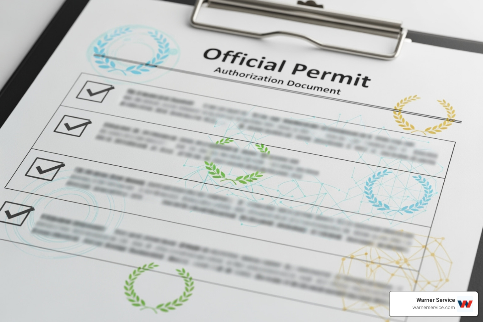 Image of a plumbing permit document - licensed plumbing contractor in frederick md