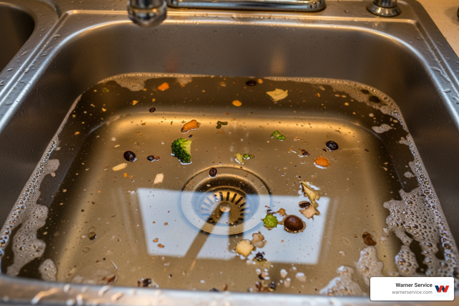 clogged kitchen sink - drain cleaning installation in monrovia md