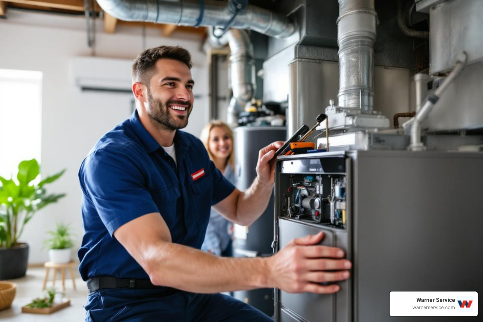 infographic showing benefits of heating maintenance including lower energy bills, extended system lifespan, improved safety with carbon monoxide detection, fewer emergency repairs, and better home comfort - heating maintenance in new market md