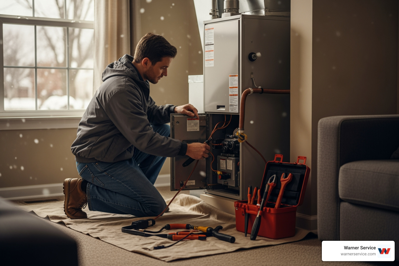 24 Hour Heating Repair in Middletown MD for When Your Furnace Quits