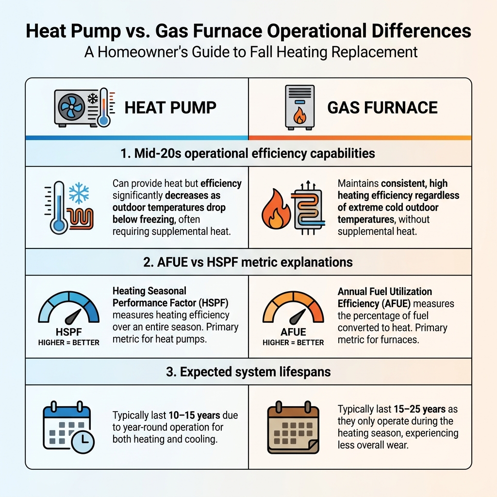 Heat Pump vs. Gas Furnace Operational Differences