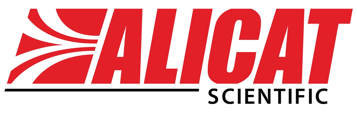 ALICAT Scientific company logo with red stylized text and graphic.