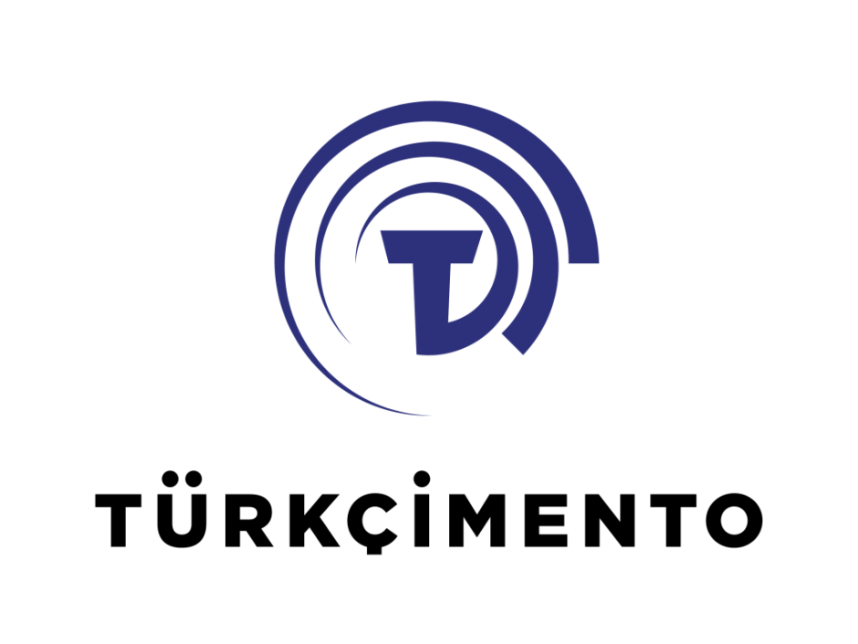 Abstract blue spiral shapes forming a stylized letter T on a black background.