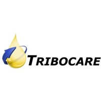 TRIBOCARE logo with a yellow droplet and blue curved arrows.