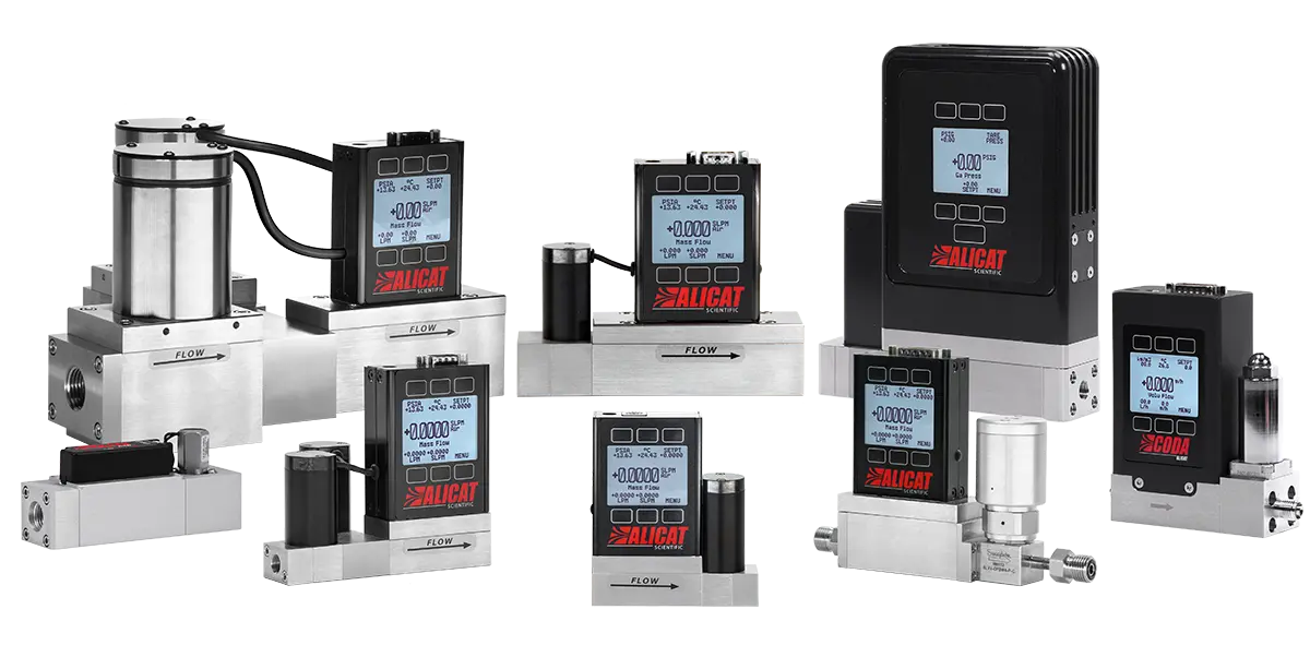 ALICAT Scientific mass flow and pressure instruments