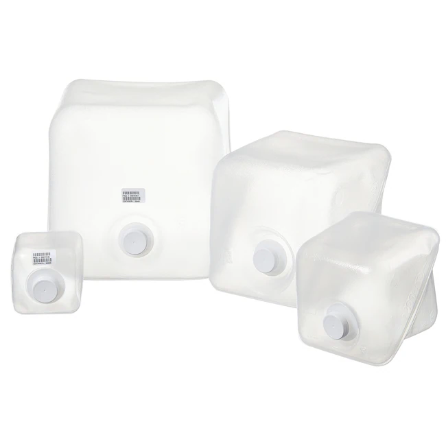 Collapsible Cubitainer containers in several sizes