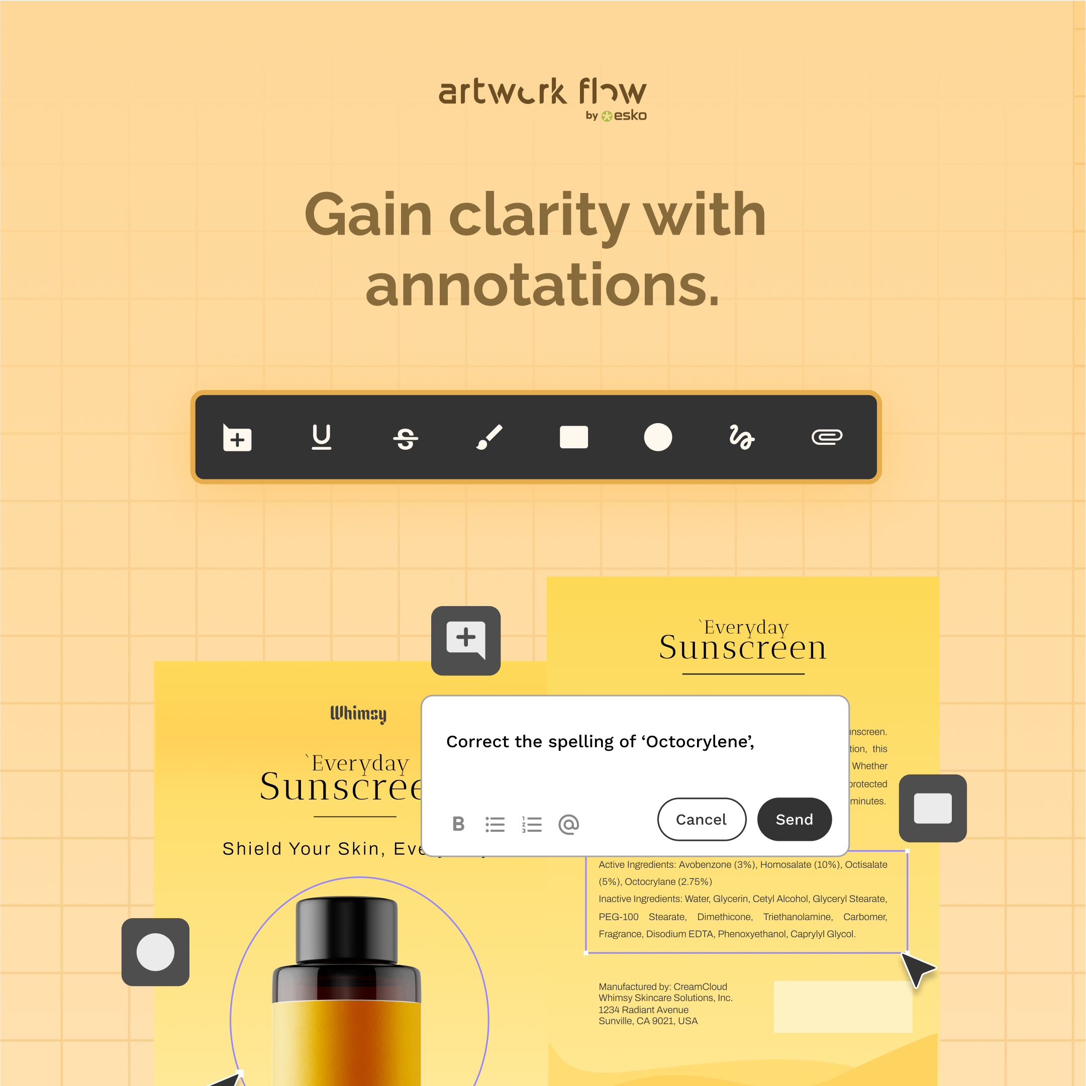 Share precise feedback