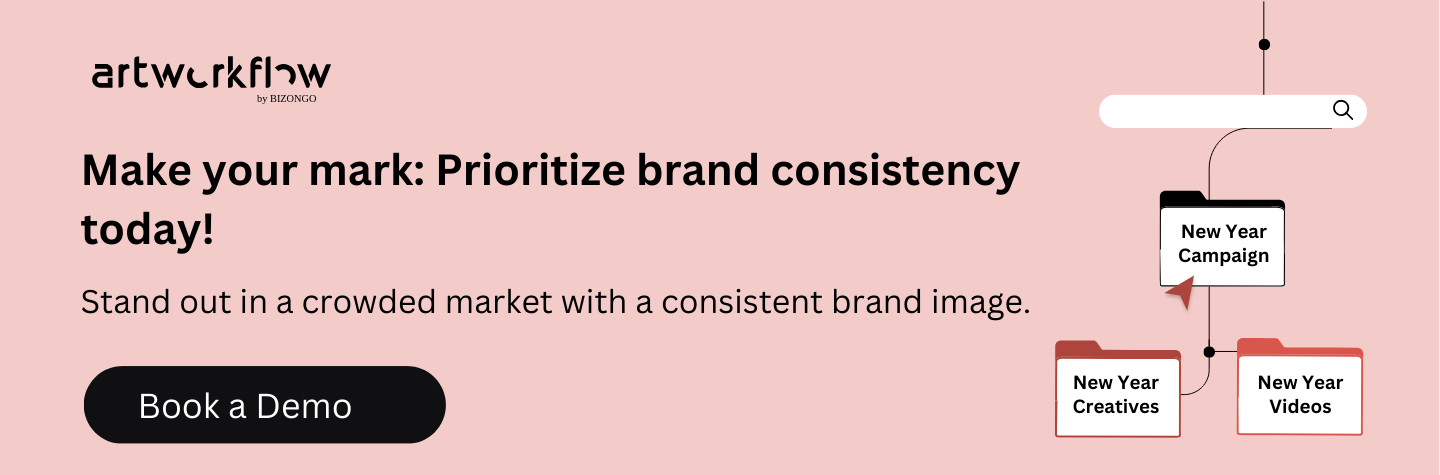 Brand consistency - Book a demo wit Artwork Flow