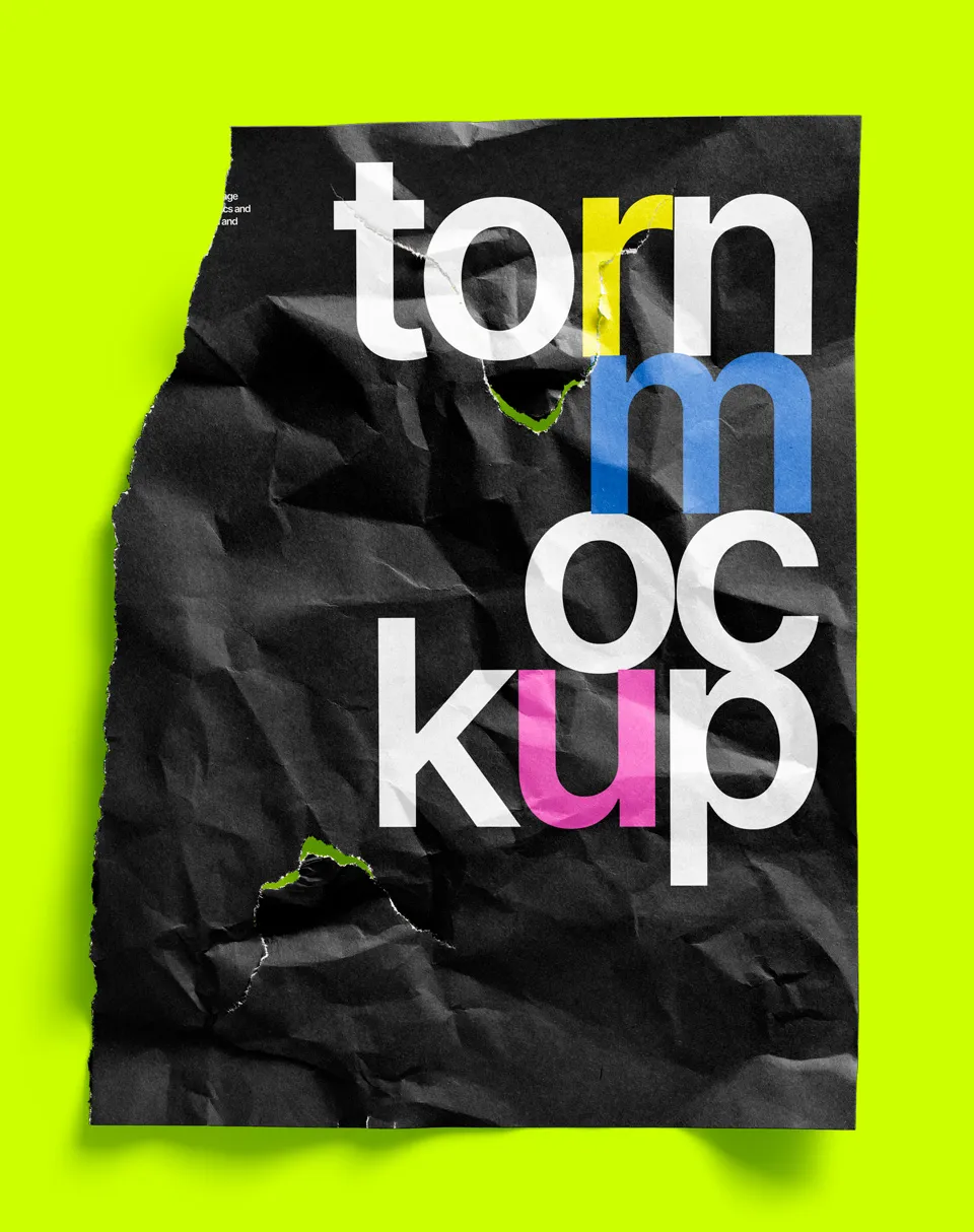 torn poster