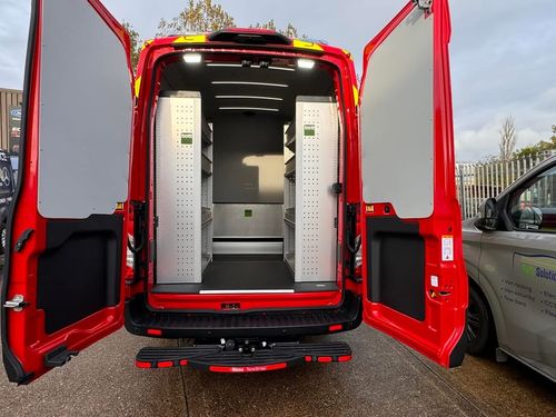 Custom Vehicle Storage for Fire Brigade Van