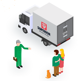 Your items will be safely transported to your home