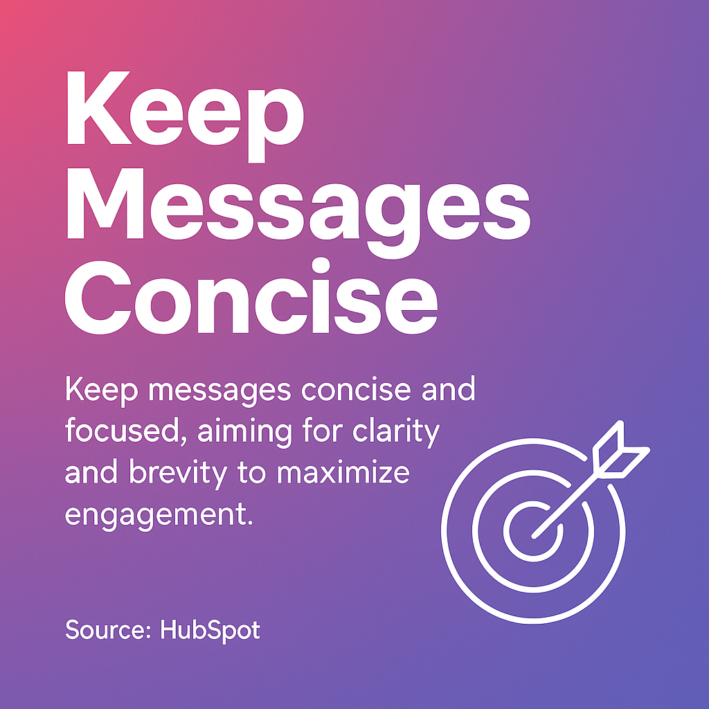 Keep Messages Concise