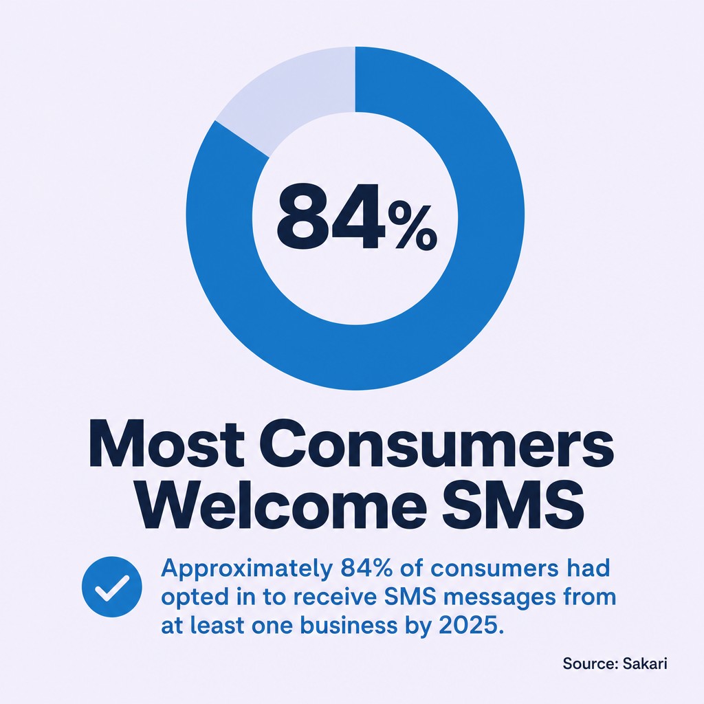 Most Consumers Welcome SMS
