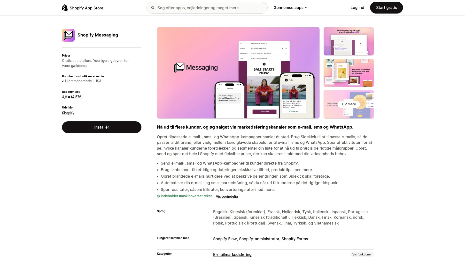 Screenshot of apps.shopify.com