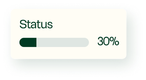Statut d'avancement : 30 %