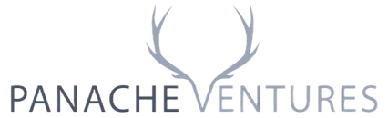 Panache Ventures logo with stylized deer antlers above the company name.