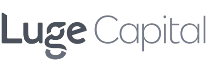 Luge Capital company logo in dark gray text on a transparent background.
