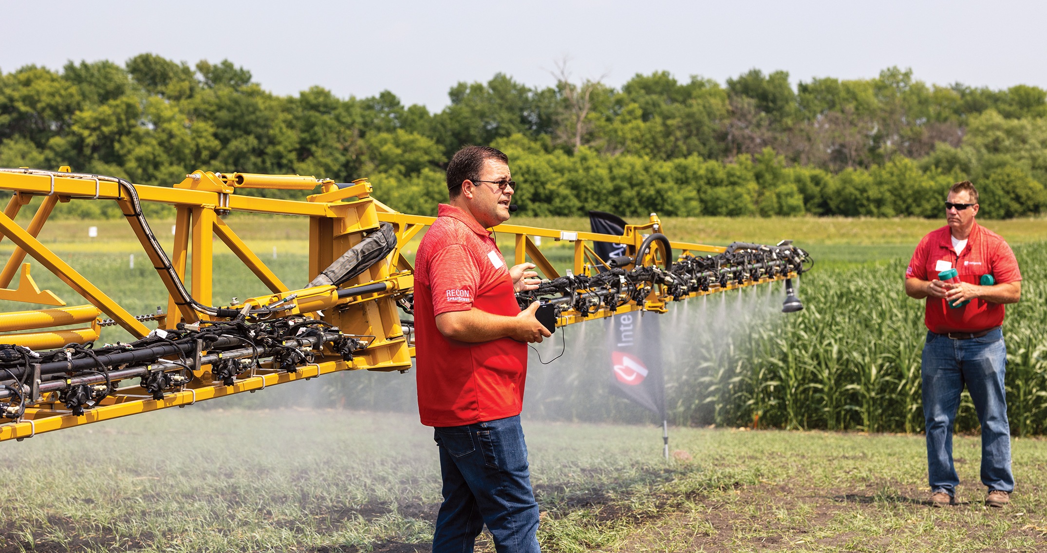 Farming in the midwest with digital technology.