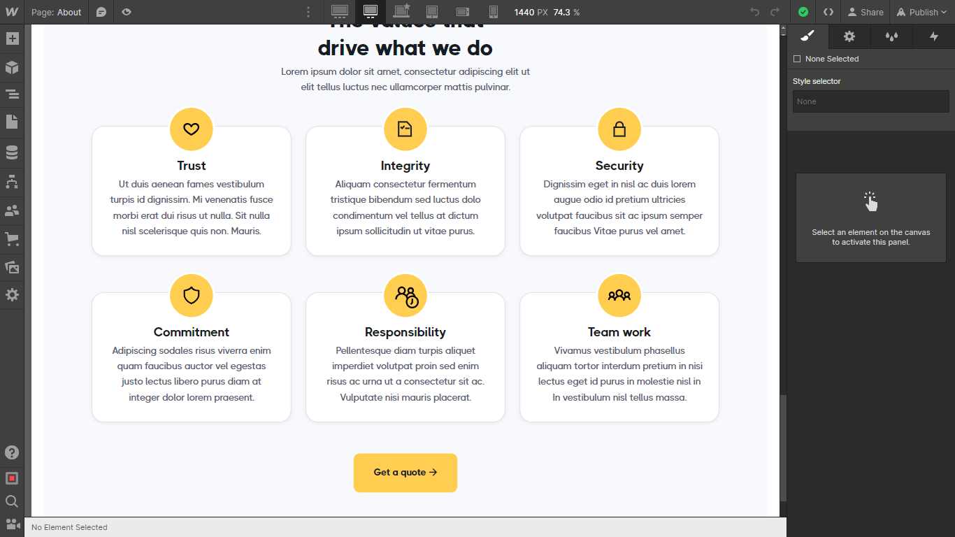 Icons And Graphics - Handyman X Webflow Template